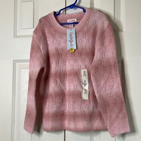 Cat & Jack - Girl’s Pink Sweater Size M (8) - Picture 5 of 7